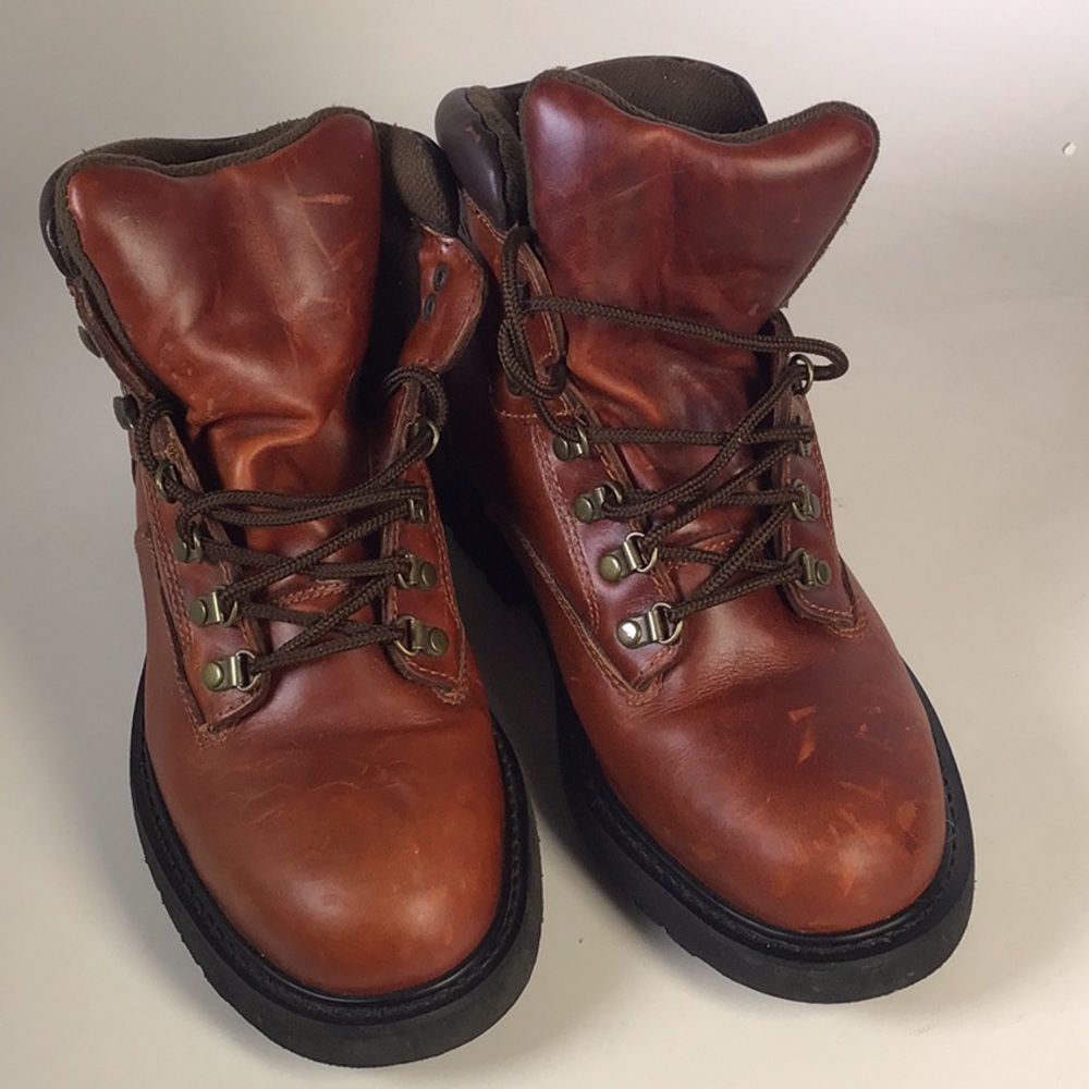 Red Wing Worx Steel Toe Boots #5445 Size 9.5 W wide